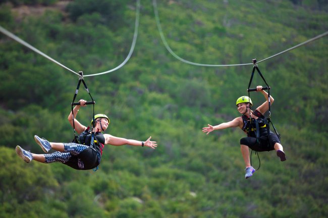 Ride the Rushmore Tramway zipline or any of their other adventures only a few minutes from Yak Ridge Cabins and Farmstead