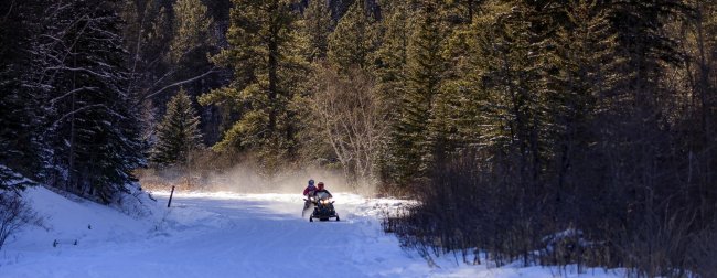 snowmobiling