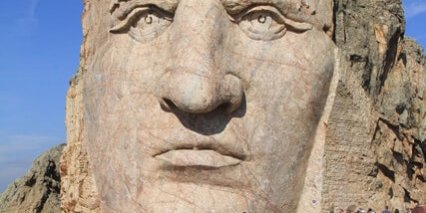 Crazy Horse Memorial Face